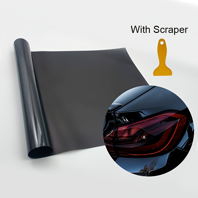Image of " X 59.06" Headlight And Taillight Film For Cars, Motorcycle Light Protective Film, High-gloss Premium Vinyl Material, Waterproof And Durable, Enhances Vehicle , Accessory
