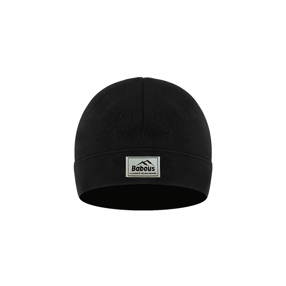 TEMU 2pcs/1pc Gorro de Forro Polar para Hombres, Gorro para Deportes al , Gorro Térmico a Prueba de Viento para Senderismo, Ciclismo, Esquí y Correr