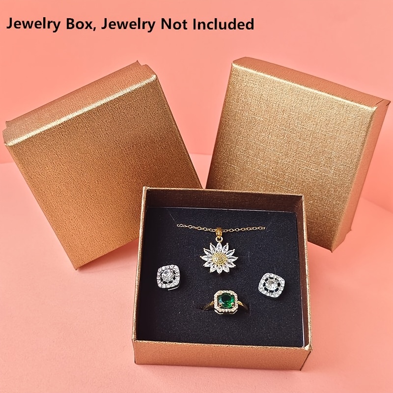 imagen del artículo 36 piezas de cajas de joyería de papel de   diseño, elegantes y vintage, para collares, pulseras, anillos, colgantes, aretes y tachuelas, empaque de regalo para compromisos,  , fiestas, aniversarios y  , cajas de almacenamiento de joyería para uso en pequeñas empresas, no  