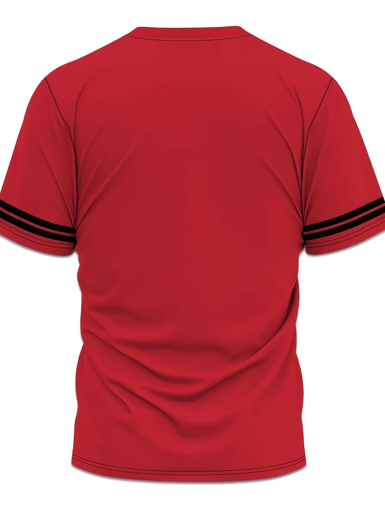 Men's 3D Printed Freedom Script Casual T-Shirt - Summer Short Sleeve Round Neck Tee, Breathable Regular Fit, Machine Washable for Outdoor & Casual Attire