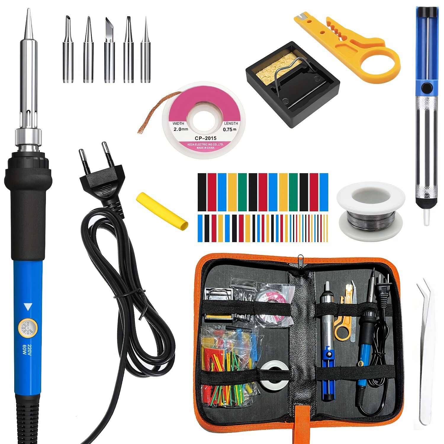 

Soldering Iron Set Soldering Set 80w Soldering Station Temperature Adjustable Soldering Iron Wire