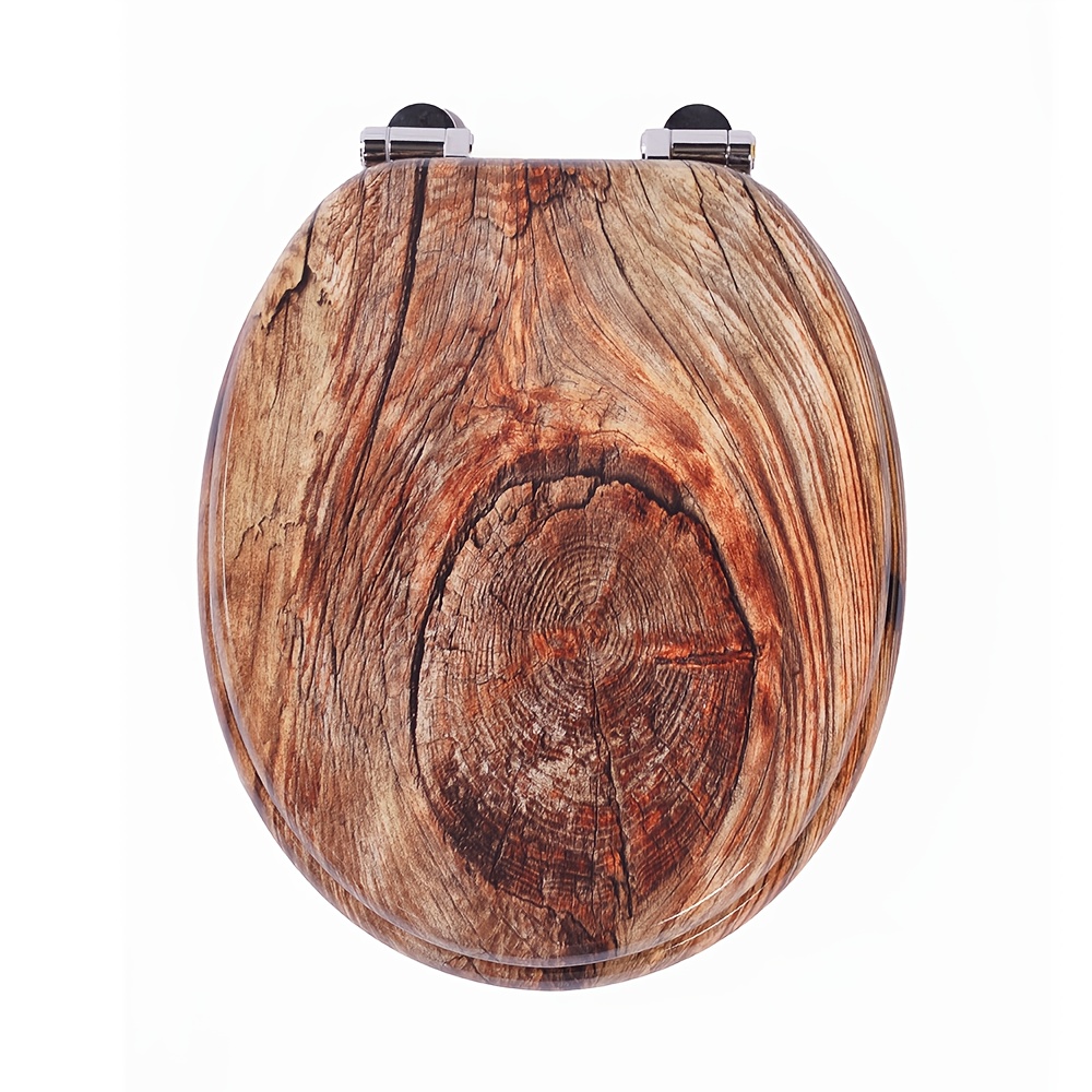 Sainos Wc Seat With Soft Close, Mdf , Stable Quality, Toilet Lid Toilet Seat