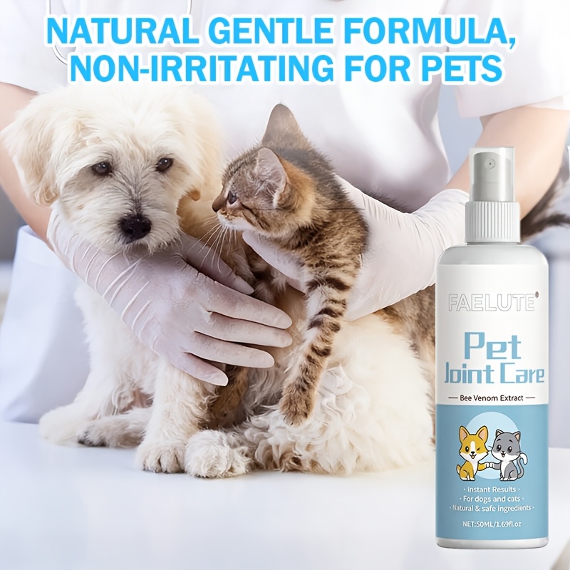 FAELUTE Pet Joint Care Spray, Moisturizes And Hydrates Pet Paws, Supports Joint Flexibility And Mobility, Gentle Non-Irritating Formula for Daily Joint Care, Suitable for Dogs And Cats of All Breeds to Maintain Overall Body And Joint Wellness