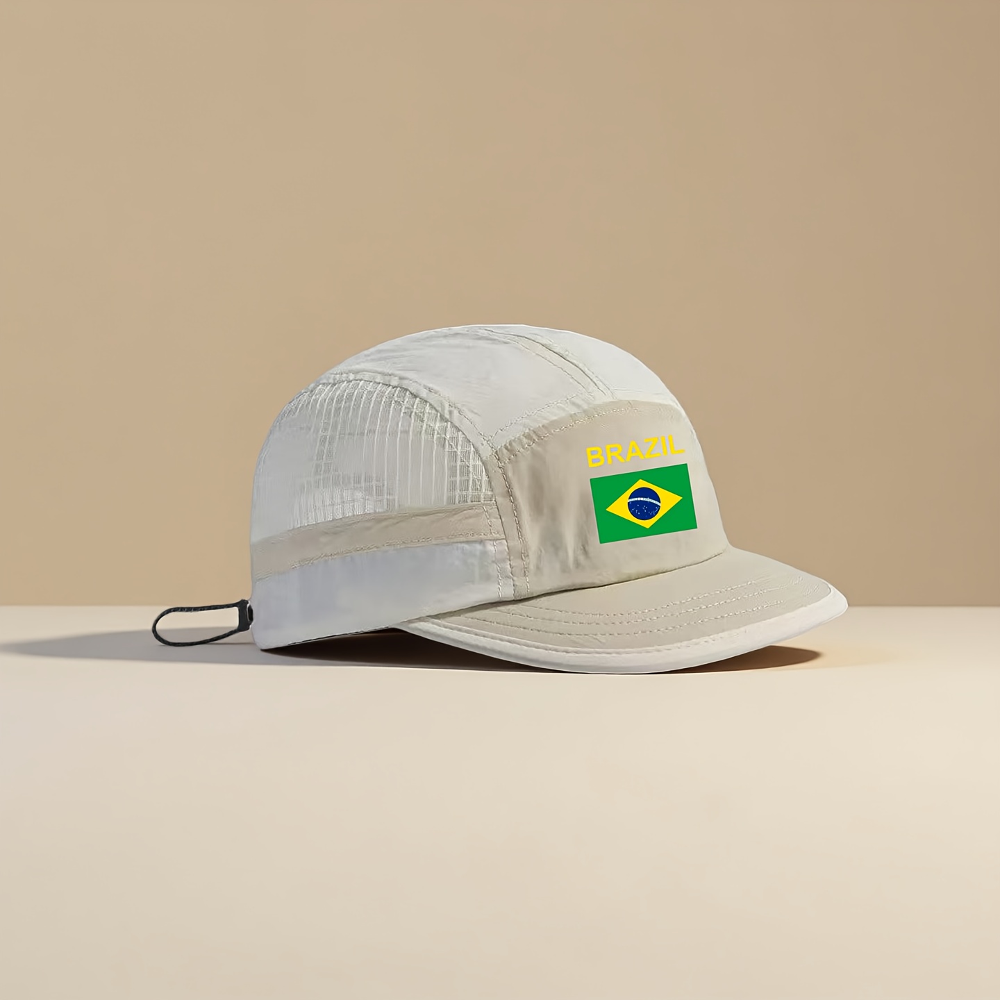 TEMU Brazilian Flag Print Spring/summer Lightweight Outdoor Quick-dry Cycling Hiking Sports Casual Baseball Light Luxury Printed Hat