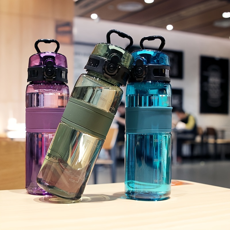 

Bpa-free Ppsu Sports Water Bottle With Seal, Portable Handle, And Lockable Lid - Uncharged, Leakproof, Large Capacity 500ml - Ideal For Travel, Gym, Outdoor - Valentine's Day, Christmas, Gifts