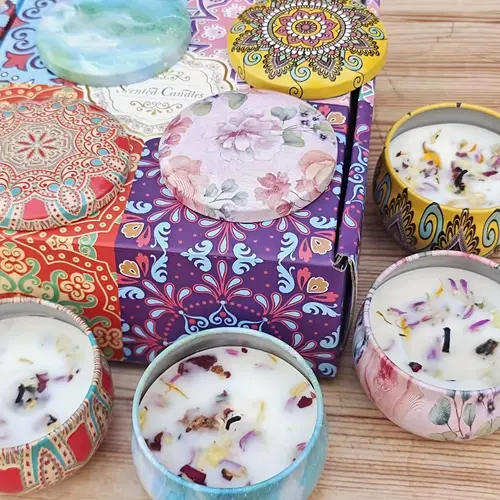 scented candles set 17 6 oz 4 pack home scented candles 100 120 hours candle present for men and women candles for birthday father day gift