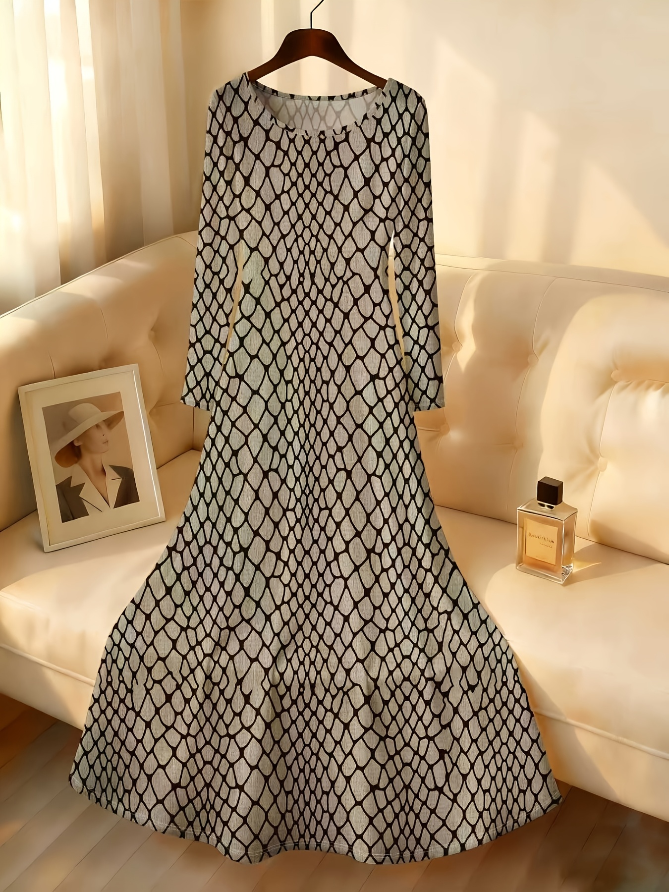 green mesh dress sold on Temu United States