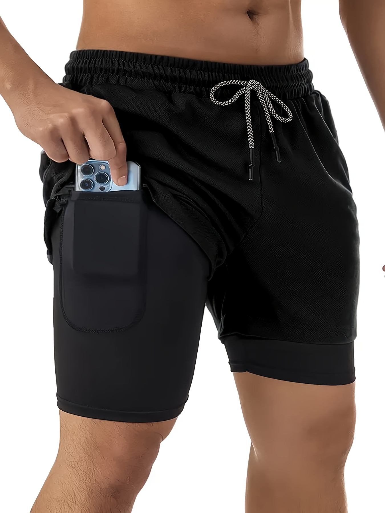 3pcs mens quick dry athletic shorts multiple pockets Temu Pakistan