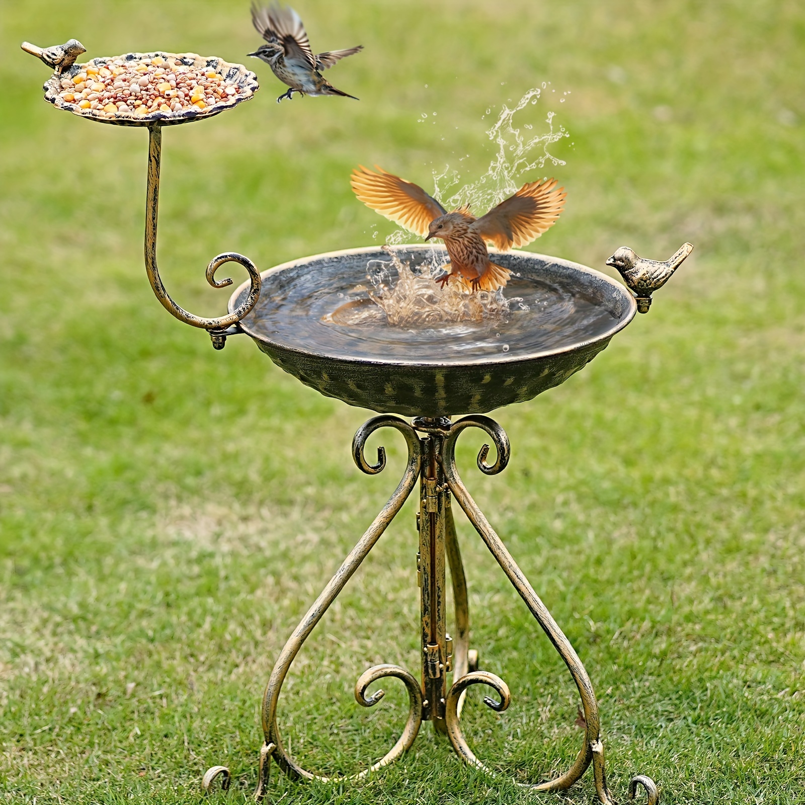 bird baths outdoors free standing bird bath bird feeder 2 in region name