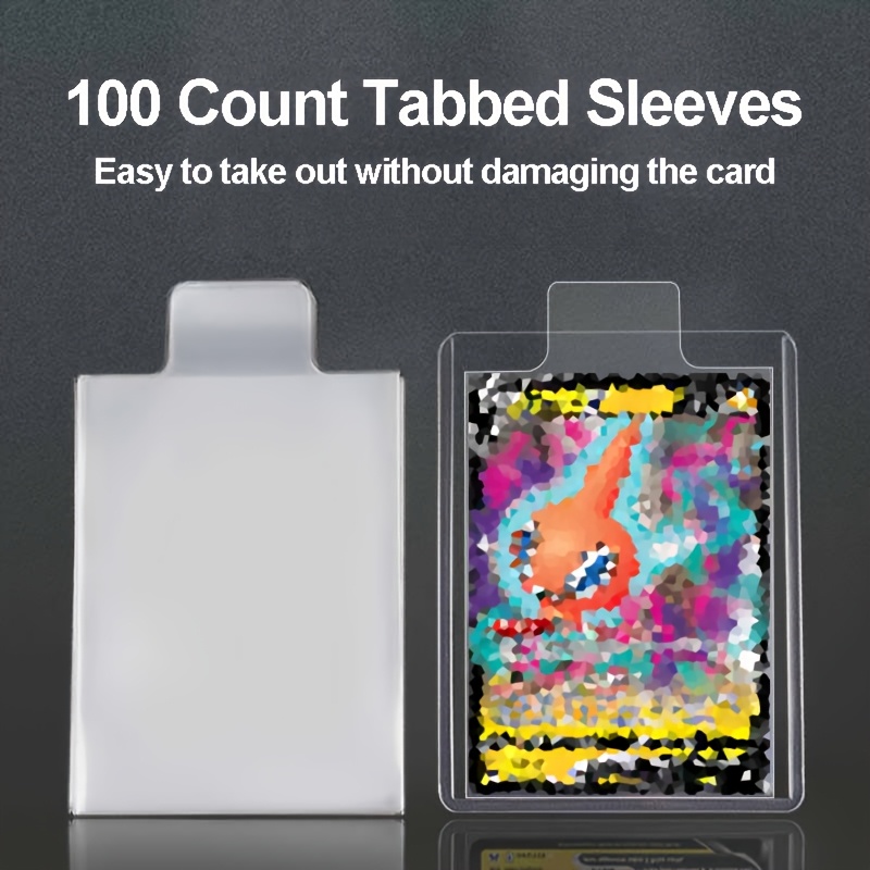 tabbed card sleeves Amazon.com: Tabbed Sleeves for Grading Submission, Pull Sleeves for Top  Loaders and Card Savers : Toys & Games
