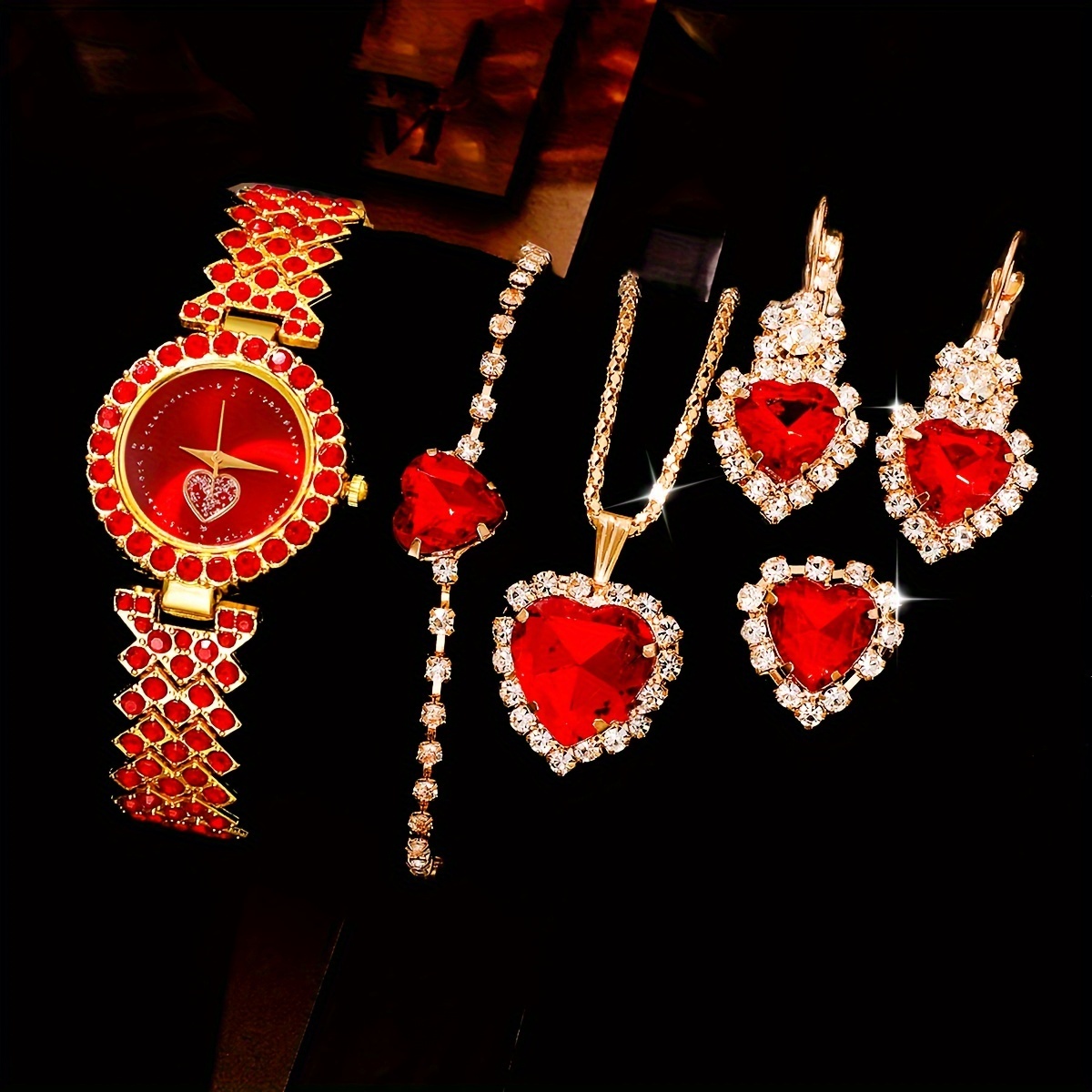 

6 Pc Hot Women' +hot Jewelry Set For Christmas And New For