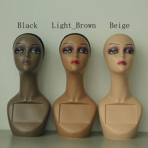 stylish mannequin head without shoulder for wigs hats display jrm010