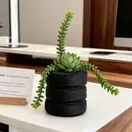 创意轮胎轮胎造型盆栽花盆,花盆、种植工具、容器配件花盆