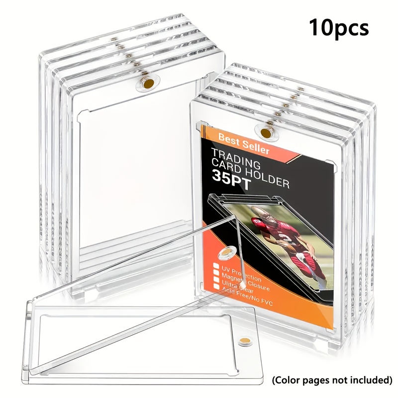 9 pocket baseball card sleeves 1800 Pocket Card Sleeves – 100 Sheets, 9-Pocket Double-Sided Sheets fo –  Trendiphy main image 1