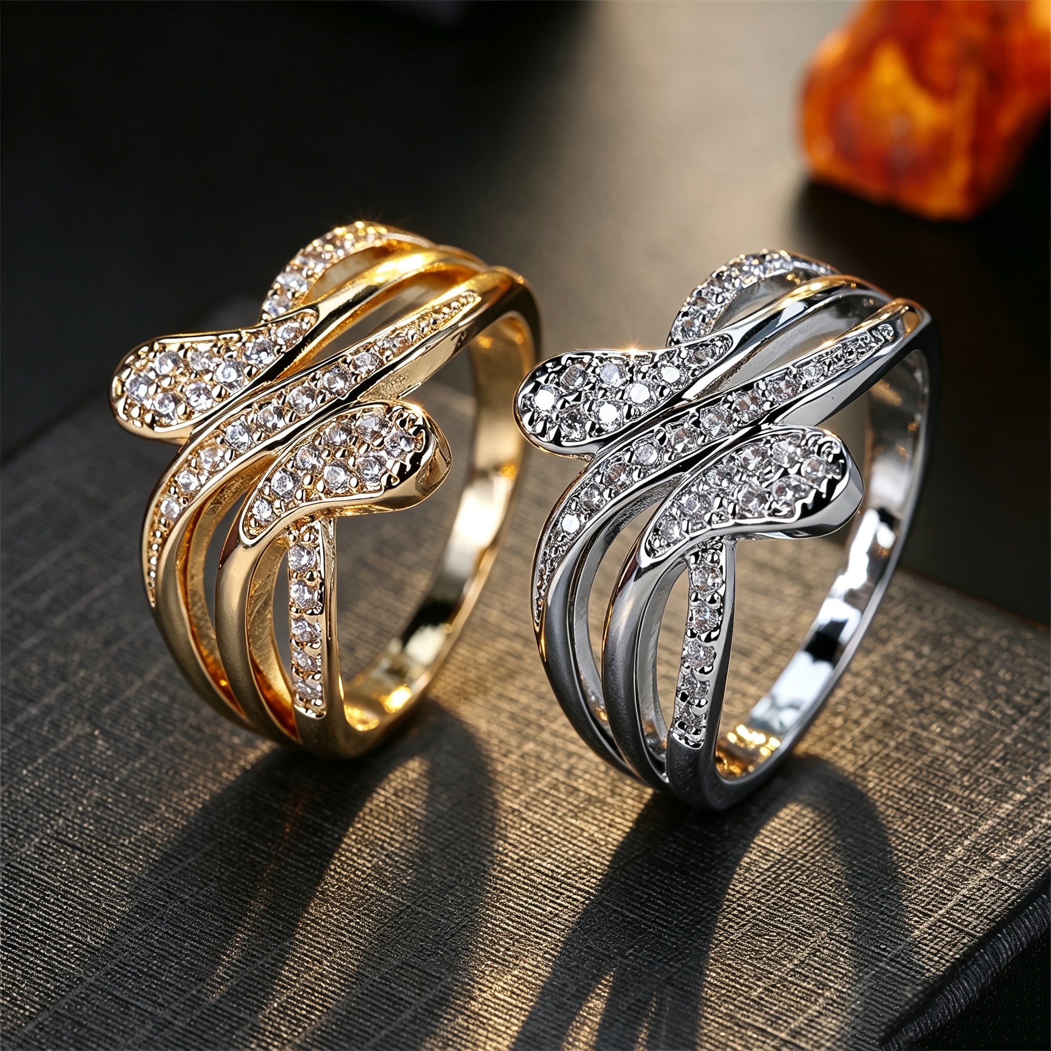 Women's Retro Streamlined Snake Element Wrapping Ring