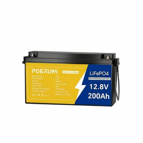 item picture 12v 100ah 200ah 300ah lifepo4 lithium battery poerunl built in supply suitable for rv marine solar ship trailer motor and off halloween and halloween autumn