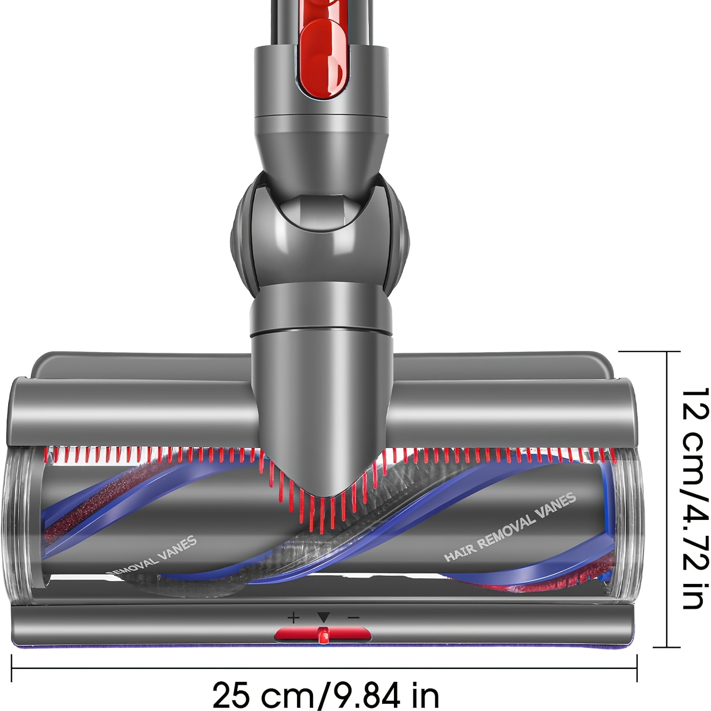 E-shop Verbesserte V11 V15 Bürstenkopf Ersatzteile mit hohem Drehmoment, kompatibel mit Dyson V7 V8 V10 V11 V15 Staubsauger Zubehör, Saugkontrolle