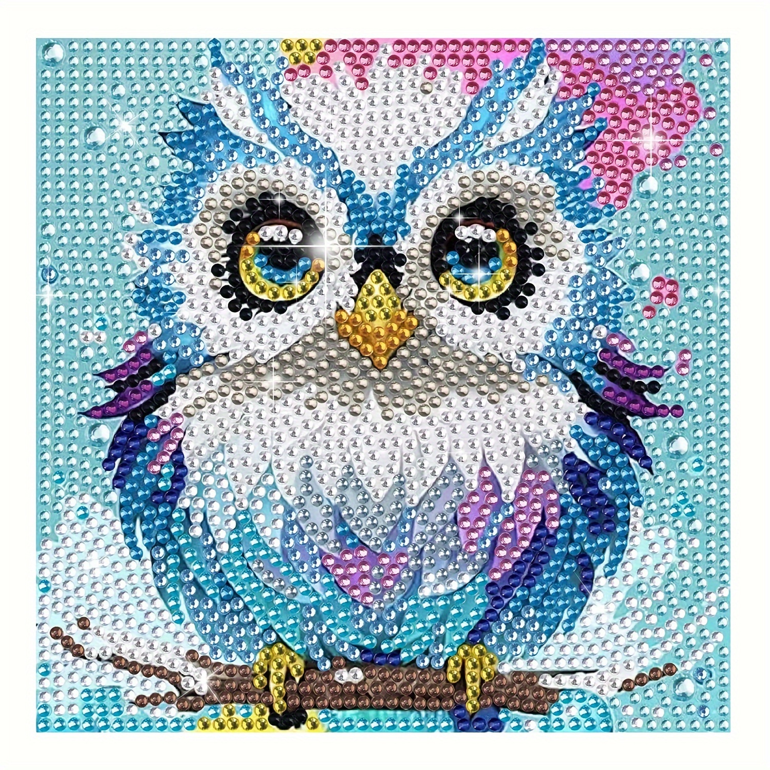 SES Creative Mosaico Con Diamantes – Set De 8 Tarjetas Y 1080 Pegatinas Brillantes Autoadhesivas Para Niños A Partir De 3 Años