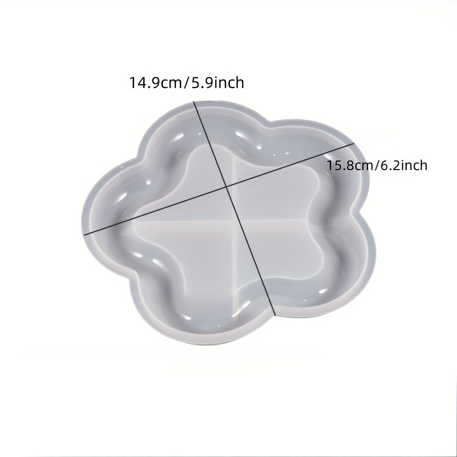 E-shop 1 Stück DNEJIU Blumen-Silikonform für Harz Epoxid Ton Gips - Mehrfach-Hohlraum DIY Schmuckherstellung & Bastelformen, Wiederverwendbare