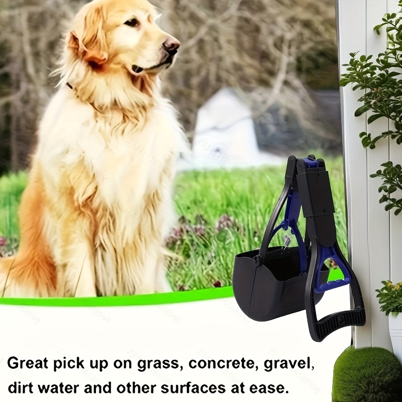 

Foldable Dog Poop Scoop - A Long-handled Plastic Pet Waste Shovel, No Batteries Required, Easy To Clean, An Essential Tool For Outdoor Pet .