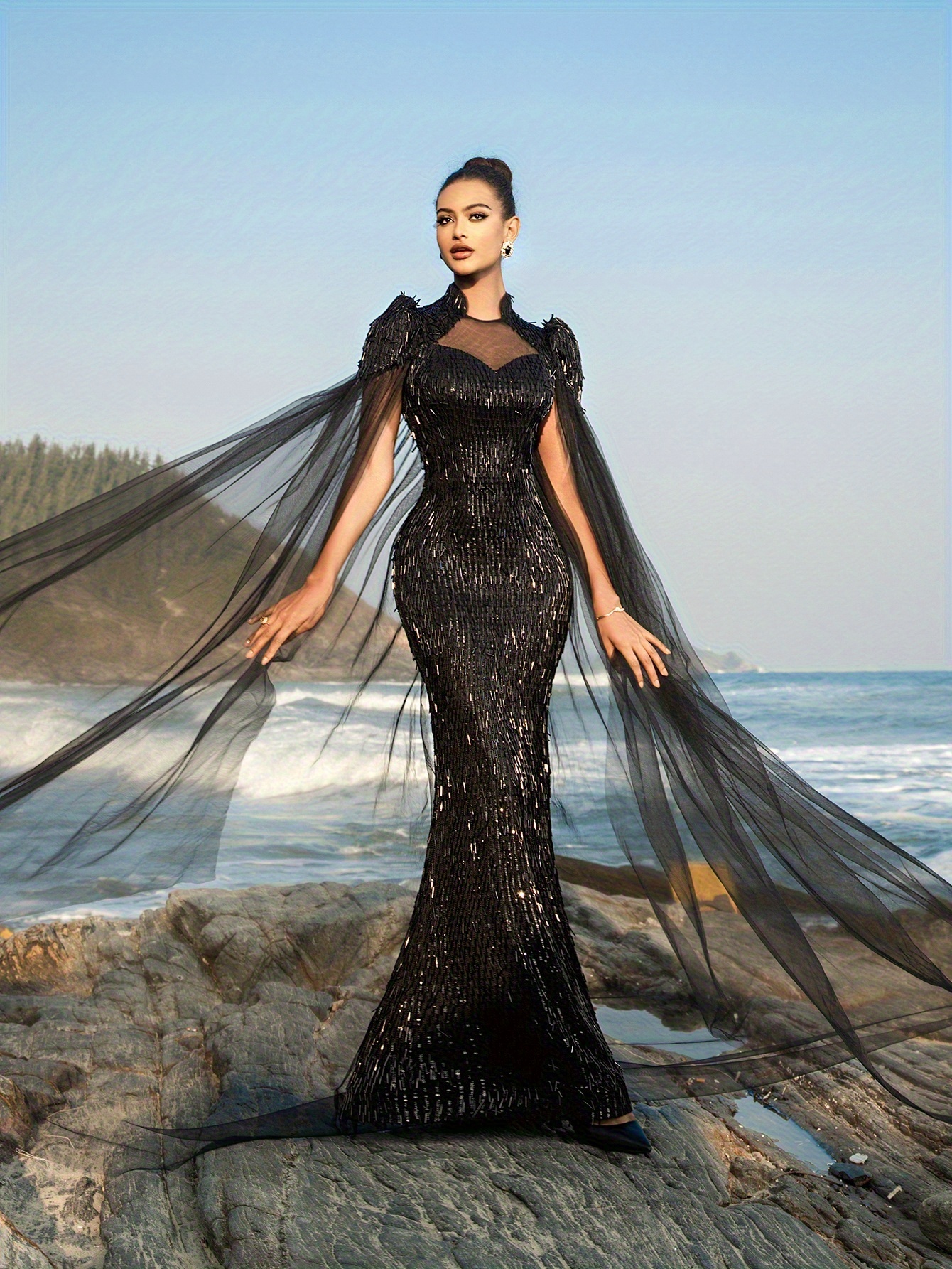 open lace back dress Burgundy Short Spaghetti Strap V-Neck Prom Dress main image 0