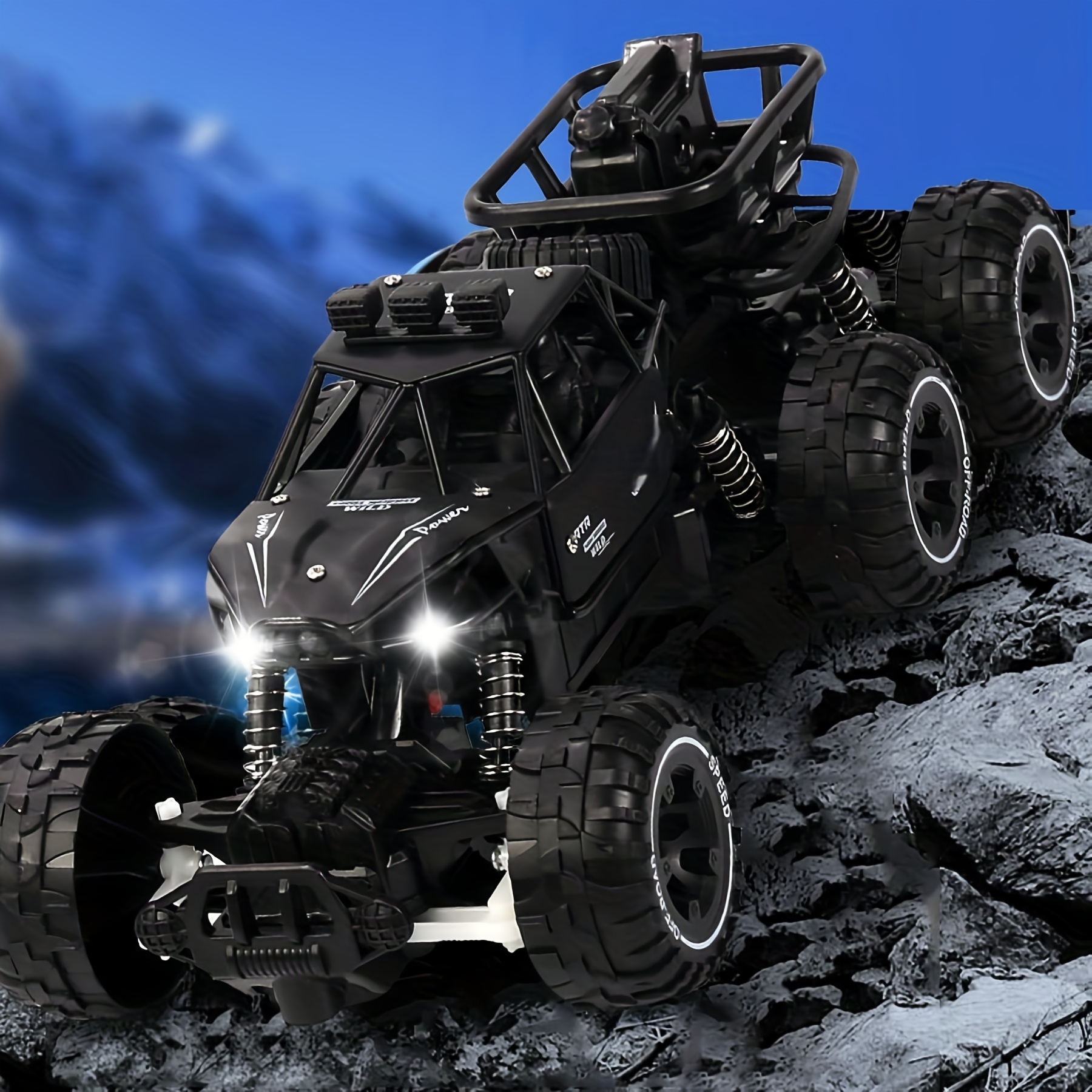 Voiture Télécommandée Miniature 1/32 - 4x4 Tout-terrain - Télécommande 2.4G 4 Canaux - Prêt à Rouler - Plusieurs Couleurs