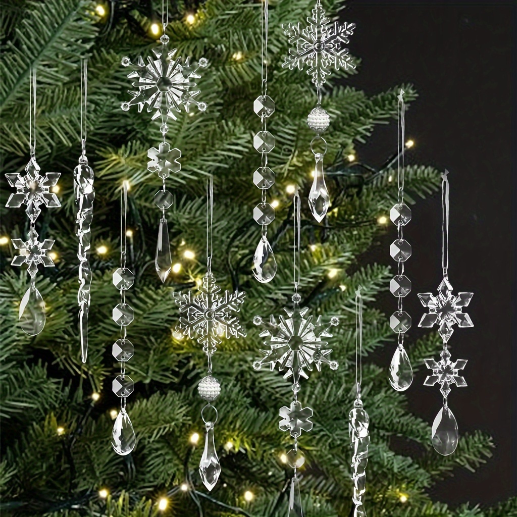 Christmas Ornaments 45er-Pack Christbaumschmuck Wei Produktbild-Vorschau 2