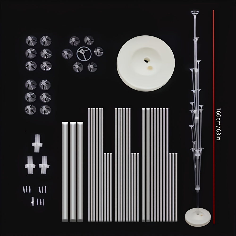 E-shop Ballonbaum Set mit Wasserbasis, Ballon Zubehör, Partyzubehör, Hochzeitsdeko, Geburtstagsparty Essentials, Geeignet für Weihnachten, Neujahr,