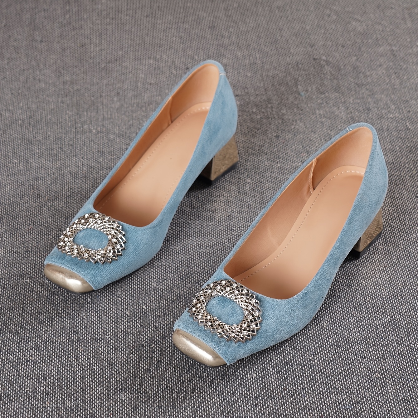 TEMU Women's Vintage-style Chunky-heeled Shoes That Are Versatile, Fashionable, And Trendy., Women Shoes