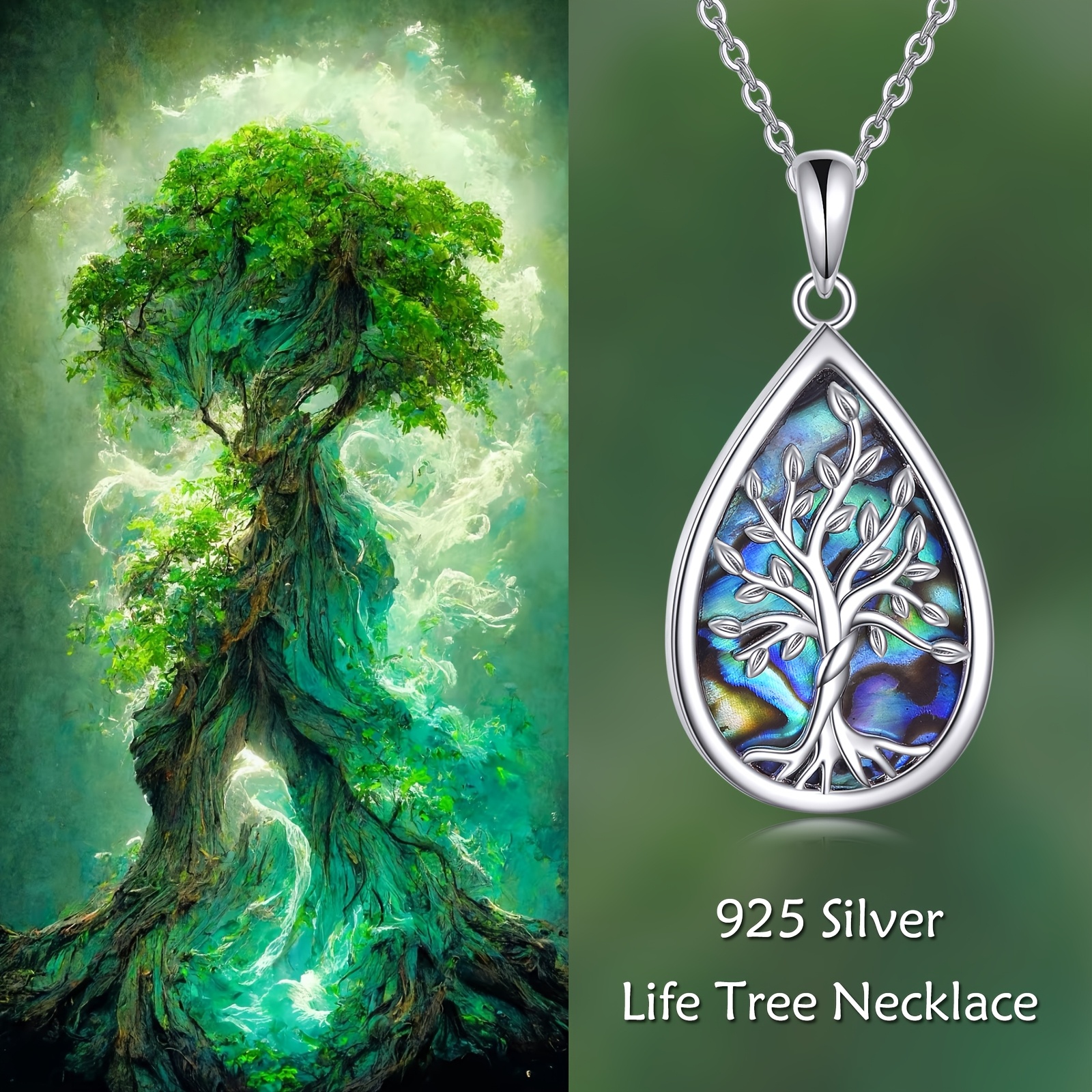 925 Silver Tree of Life Necklace for Women