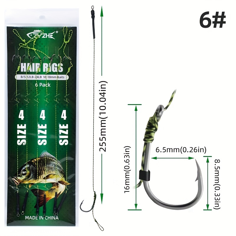 6pcs Per Bag, For Professional European Carp Fishing Tackle With A Bottom Fishing Method