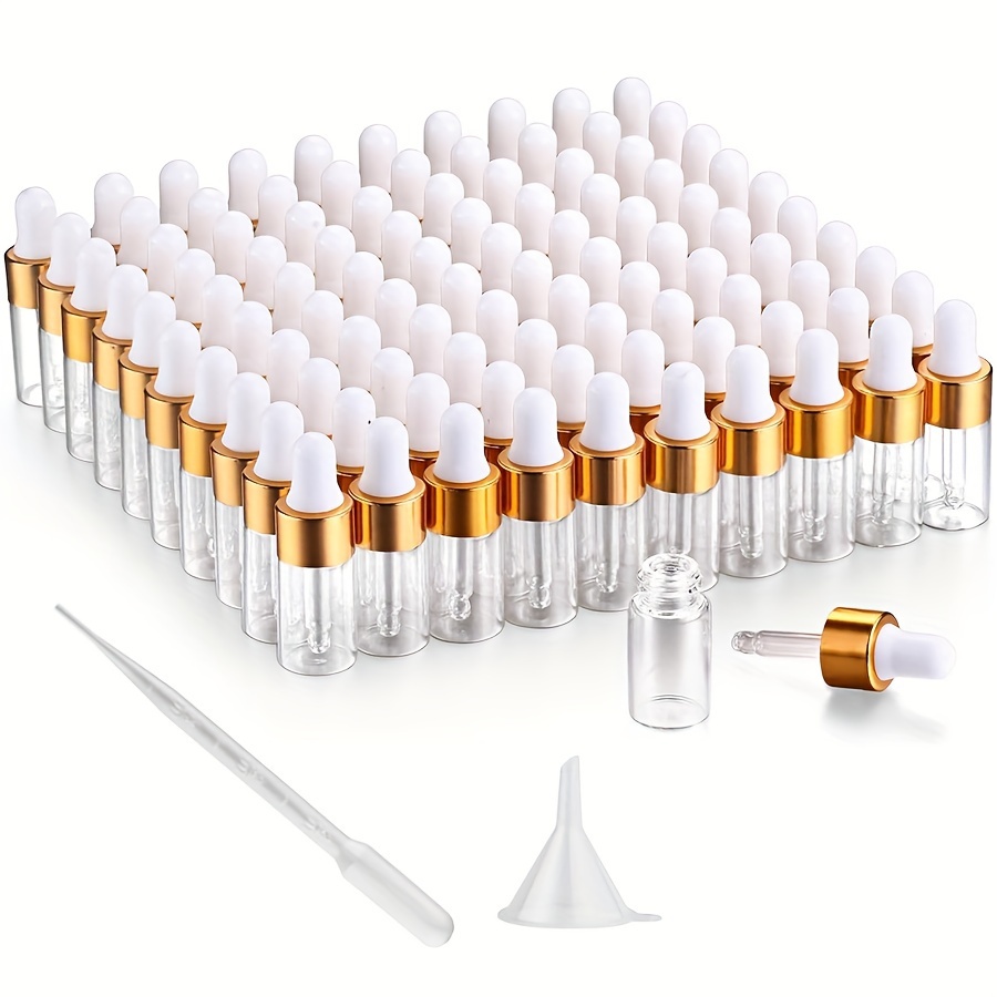 

3ml Glass Dropper Bottle, Mini Glass Eye Dropper Vials With Pipette For Essential Oils Empty Dropper With Pipette Sample Test Tubes Travel Liquid Container