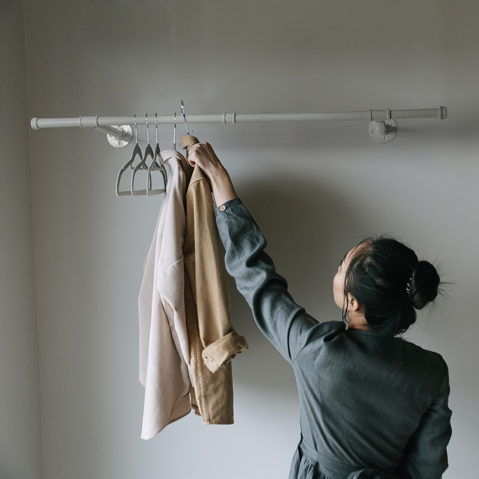 Wall Mounted Perchero Extensible Ikea Percheros Colgador Toallas