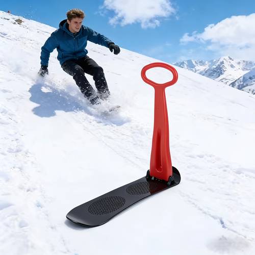 1pc foldable thickened skis snowboards ice skates stylish design for outdoor folding suitable for single terrain winter sportsand grass slides for skiing and snowboarding thanksgiving