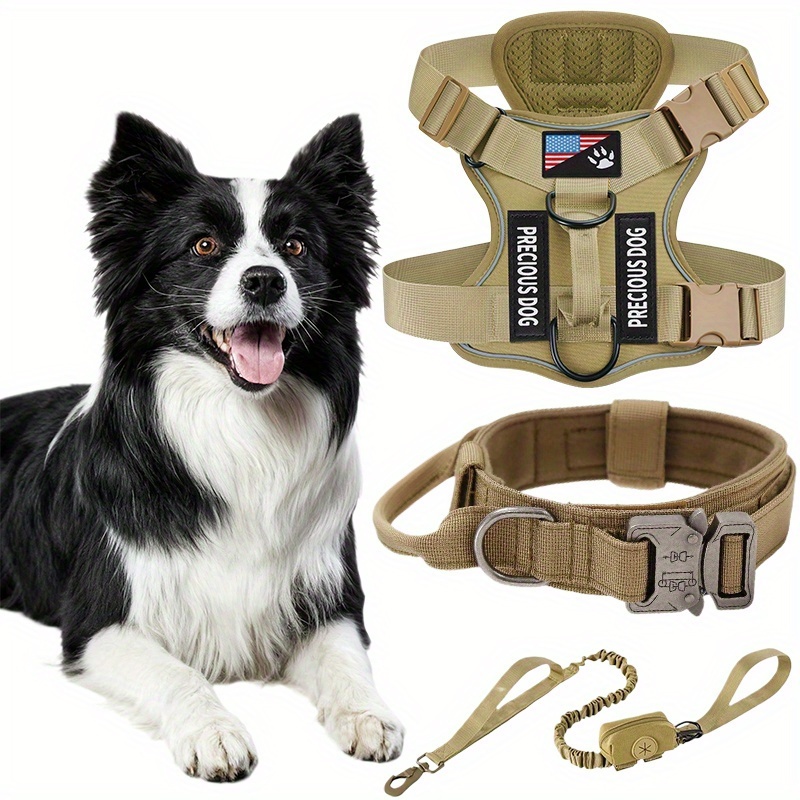 X21 Tactical Three-Piece Set: Harness, Collar, and Leash