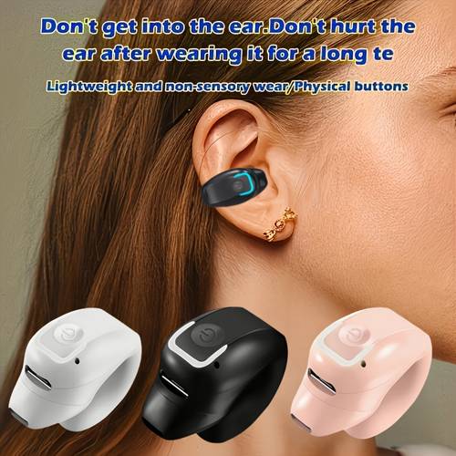 a clip on in ear wireless sports headset