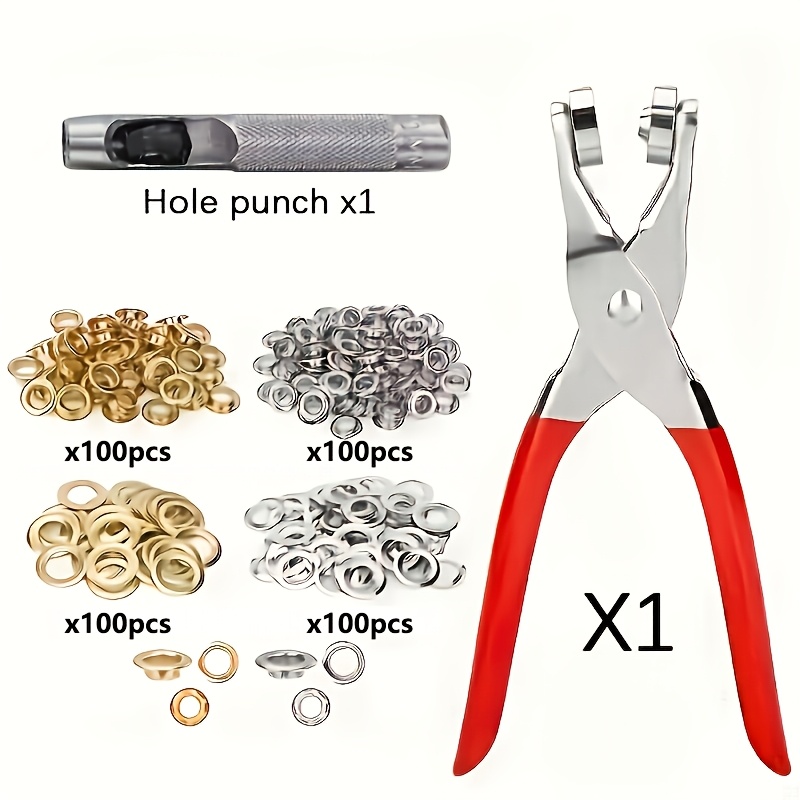 TEMU 402pcs Heavy-duty Snap Fastener Kit (includes Setting Tools) – Rust-resistant, Multipurpose Set For Bag Making, Shoe Repair, Clothing Diy, And