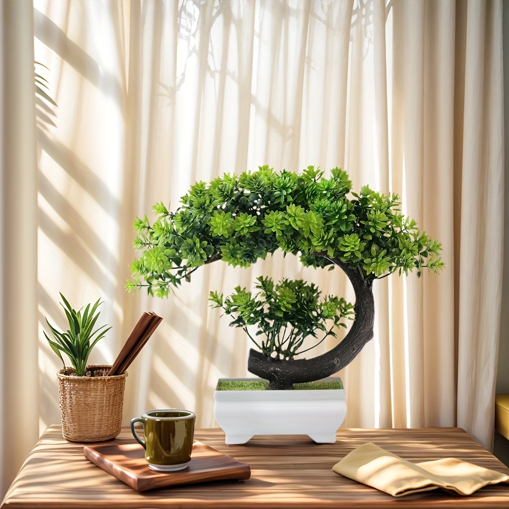 1 stuk kunstgroen voor lotusbonsai