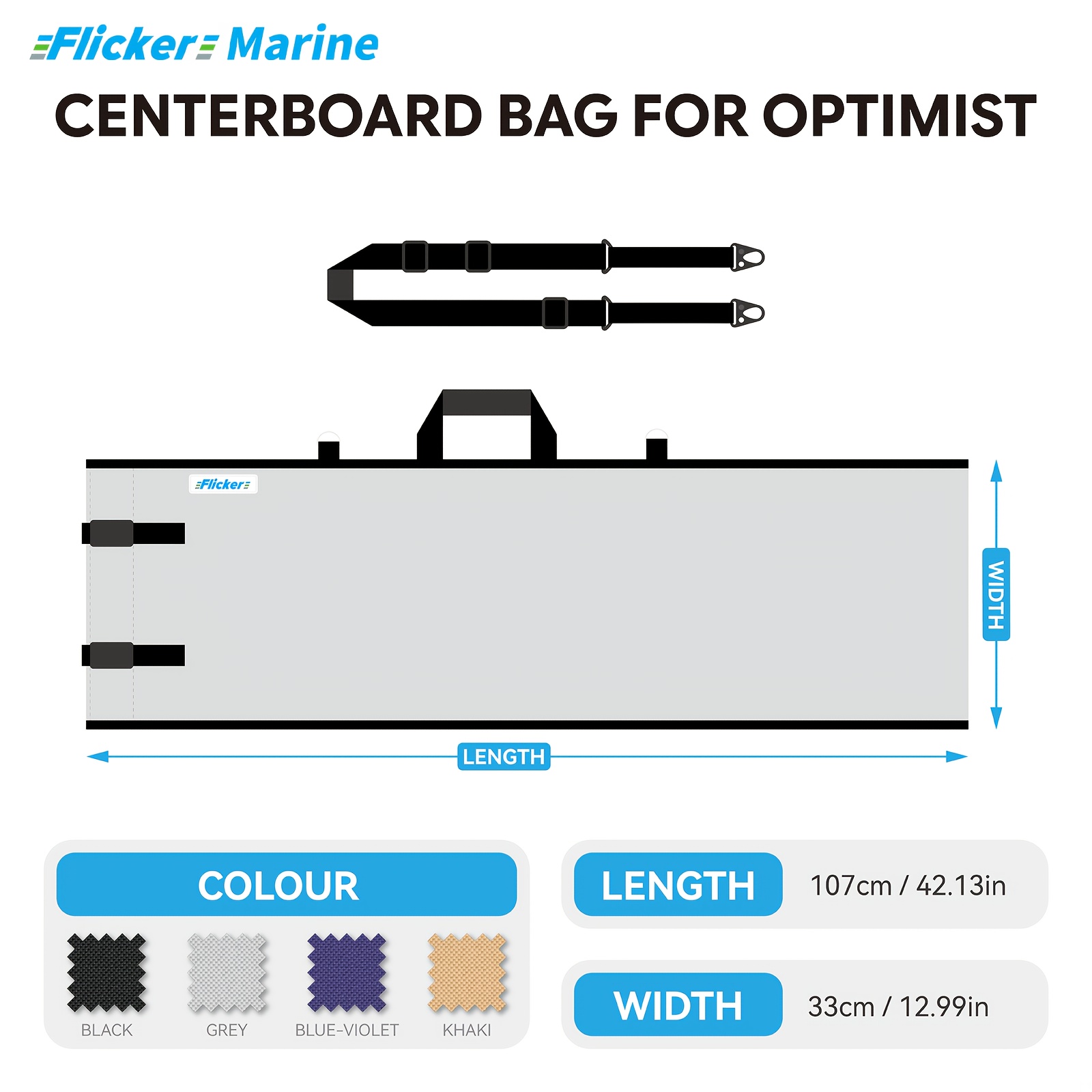 Durable Marine Centerboard Bag with Reinforced Protection