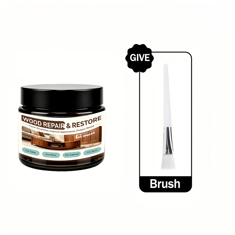 TEMU Multi-scene Wood Repair Paste - Specifically Treats Scratches, , And Dents. Suitable For Doors/cabinets/tables/chairs/hardwood Floors. Easy To
