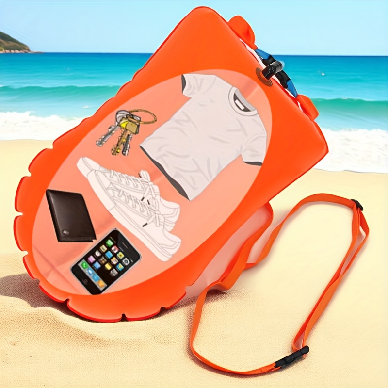 Large   swimming High  , adult outdoor float equipment buoy, anti drowning storage safety  , wear-resistant thick PVC, easy to inflate, safe for water activities, 28L