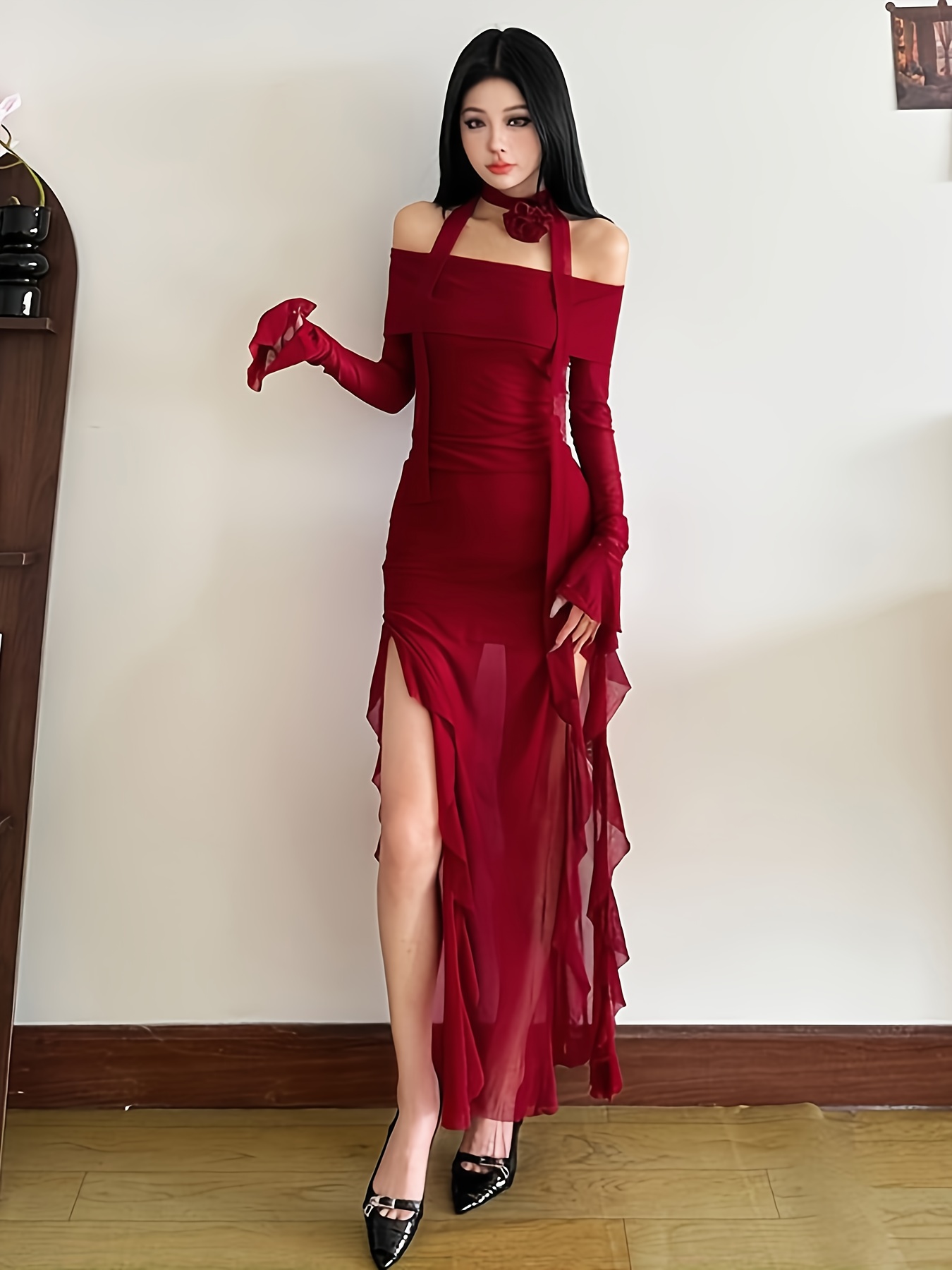 chinese dress ladies Chinese Mermaid Tail Dress main image 1