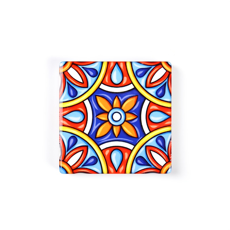 TEMU Custom Cartoon Anime Ice Scene Ceramic Fridge Magnet - Travel Souvenir Refrigerator Sticker