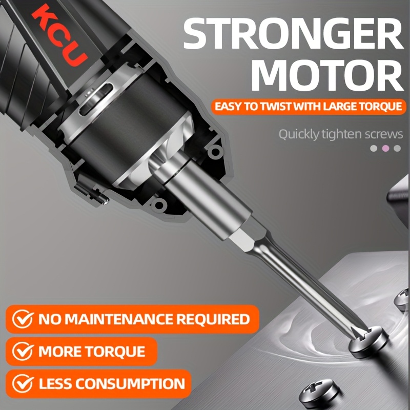 47件套，3.7v 90°旋转电动螺丝刀，无线迷你钻头，usb充电，多功能批头，前置led灯，适用于家居维修、电脑及家具安装 商品详情 6