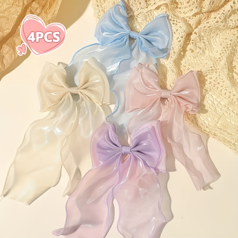 Image of 4pcs Sweet Party Academic Style Ribbon Set