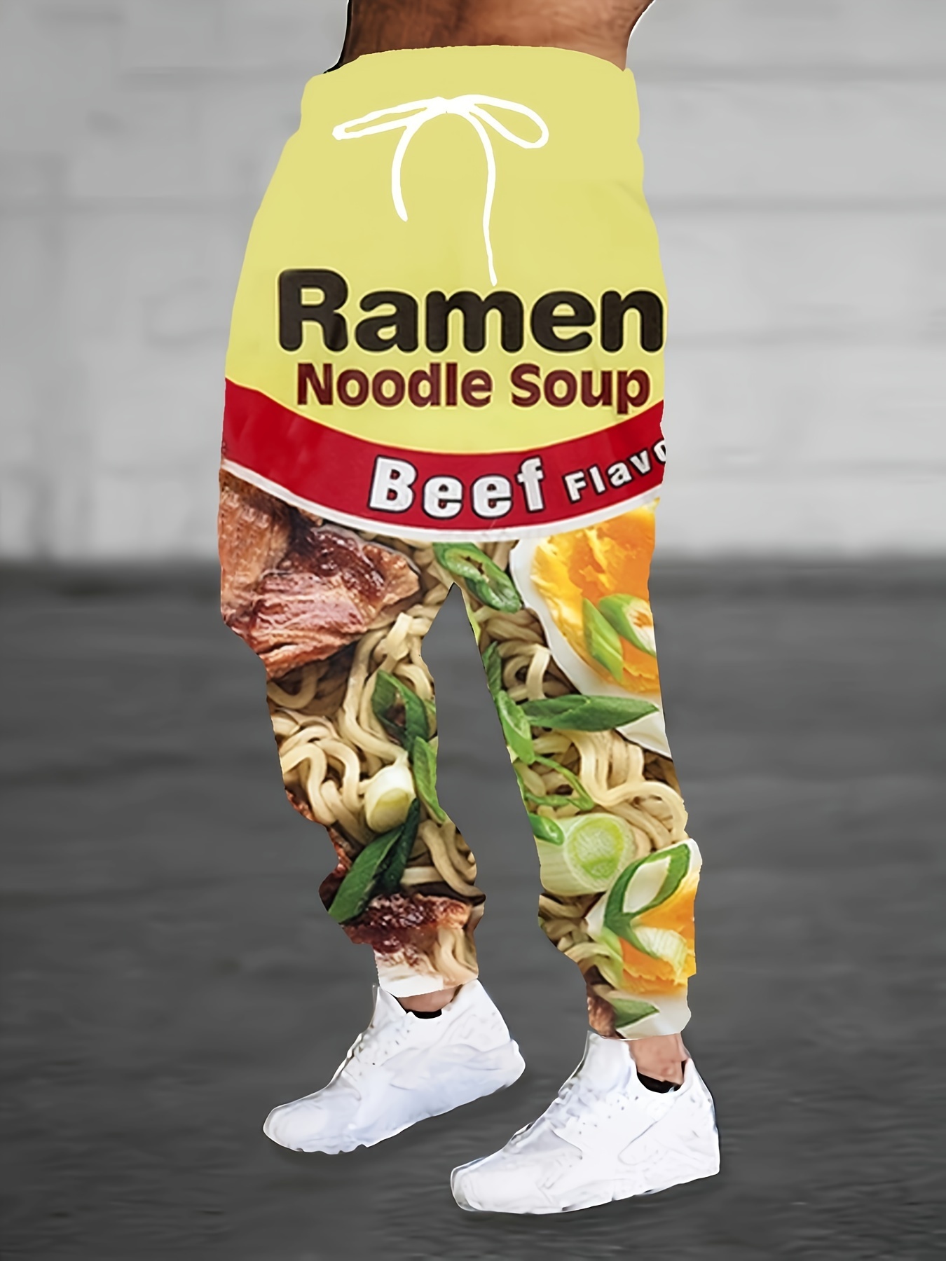 ramen sweatpants sold on Temu United States