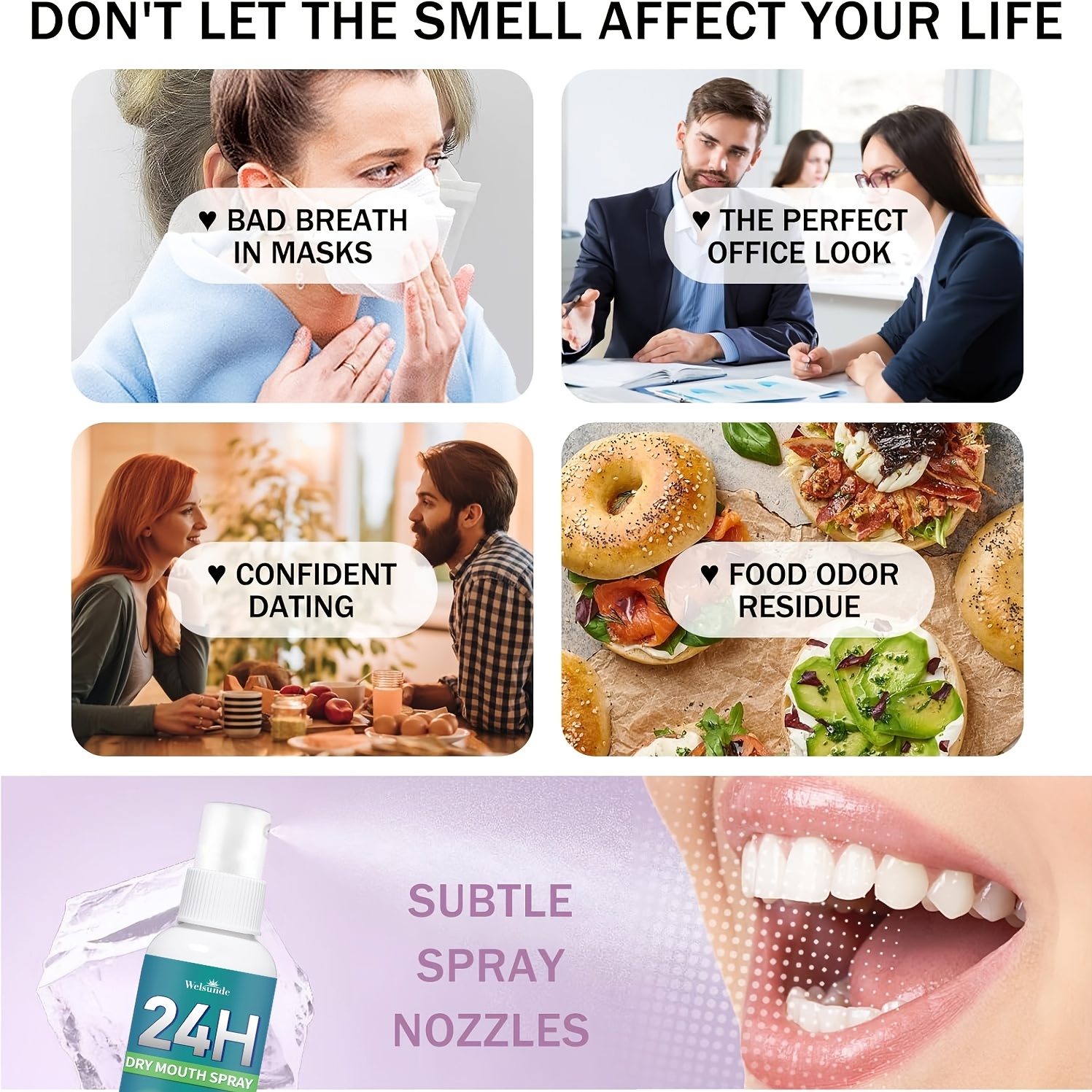 24H Dry Mouth Spray for Instant Relief and Fresh Breath