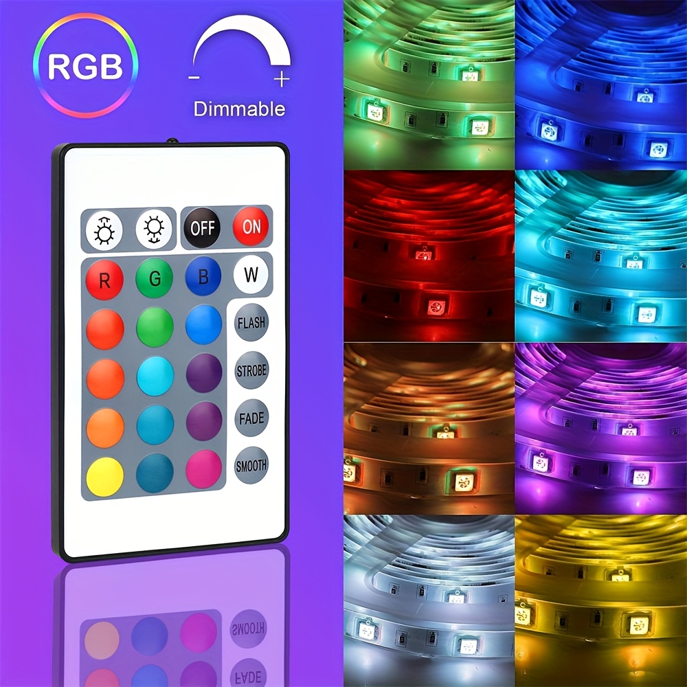 1pc 2pcs 24 key remote control and ir receiver for led strips to control strip   Product details 2