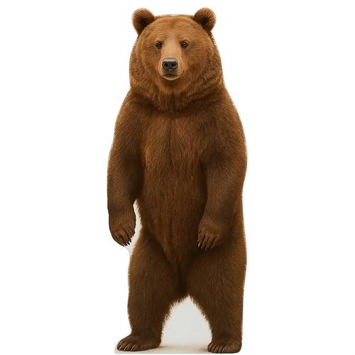 halloween home decorations outdoor party decoration brown bear standup cardboard cutout a fun animal standup for photo booths birthday parties christmas decorations