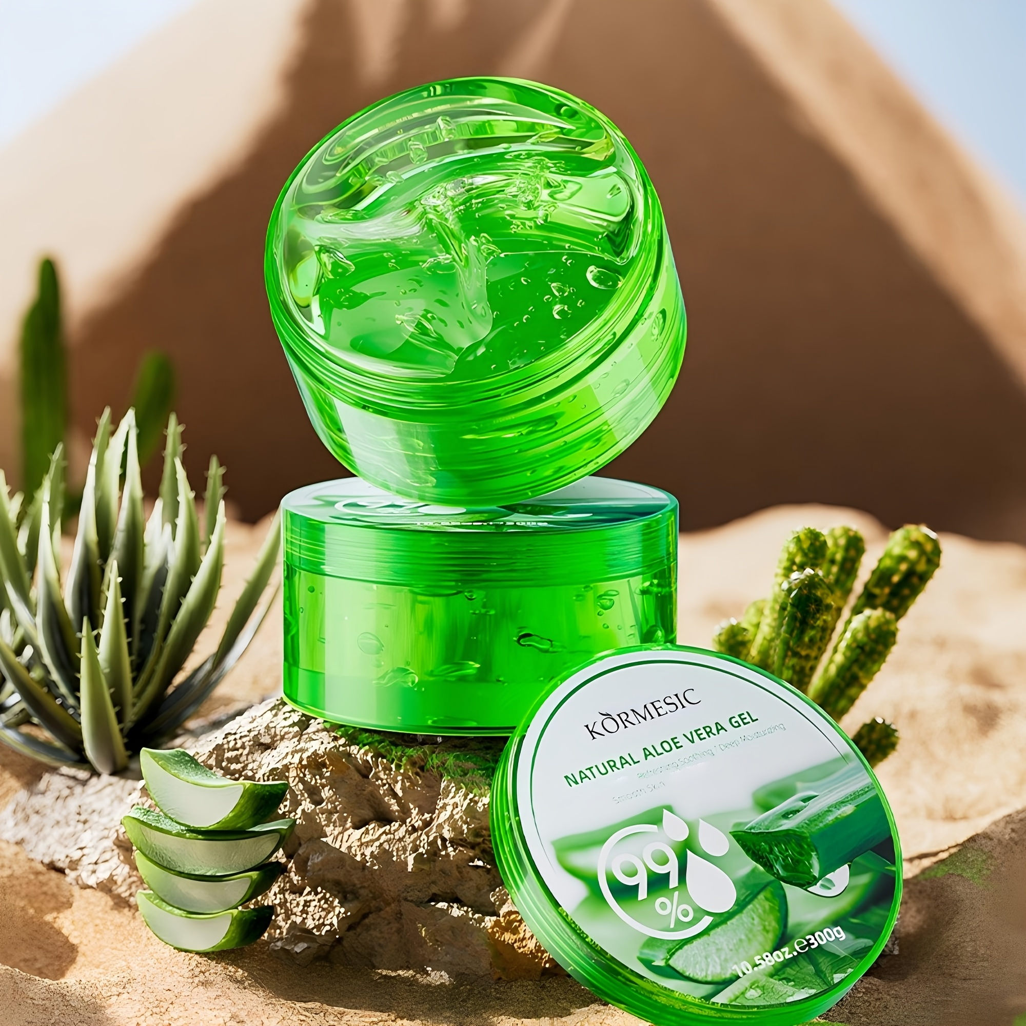 kornesic natural aloe vera gel 99% aloe vera moisturizing